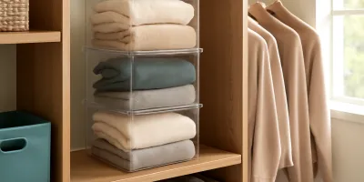 Best Clear Stackable Sweater Bins for Closet Shelves: What Actually Stays Reachable