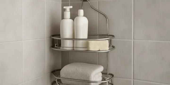 Best Shower Caddies for Small Bathrooms: Rust, Drainage, and Rental Fit