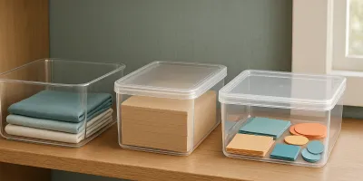 Clear Storage Bins for Craft Supplies: Three Current Options