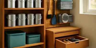 Garage Paint Can Storage Protocol: Keep Leftover Paint Findable Without Turning Shelves Into a Hazard