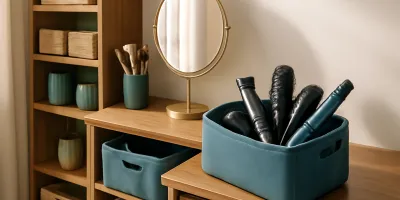 Hair Tool Storage Protocol: Cool, Contain, and Route Cords Safely