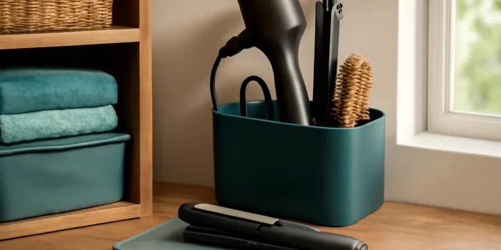 Hot Hair Tool Cooling Station Protocol: Stop Bathroom Counter Burn Risk and Cord Clutter