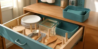 IKEA UPPDATERA Pegboard Drawer Organizer Review: Worth It for Deep Kitchen Utensil Clutter?
