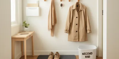 Entryway Landing Strip Protocol: A 20-Minute System for Keys, Mail, Shoes, and Returns