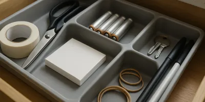 madesmart Junk Drawer Organizer Tray Review: Best for Small Hardware and Batteries?