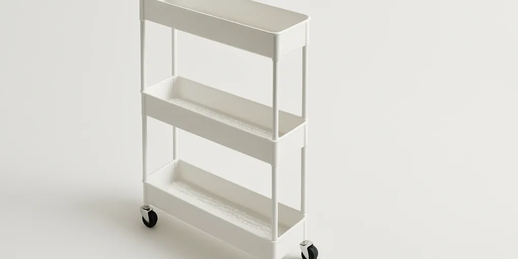 SimpleHouseware 3-Tier Slim Rolling Cart Review: A Flexible Fix for Narrow Storage Gaps